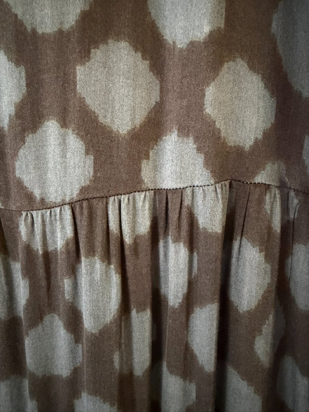 Hartford (Paris) V-Neck Ikat Dot Dress - Picture 3 of 6